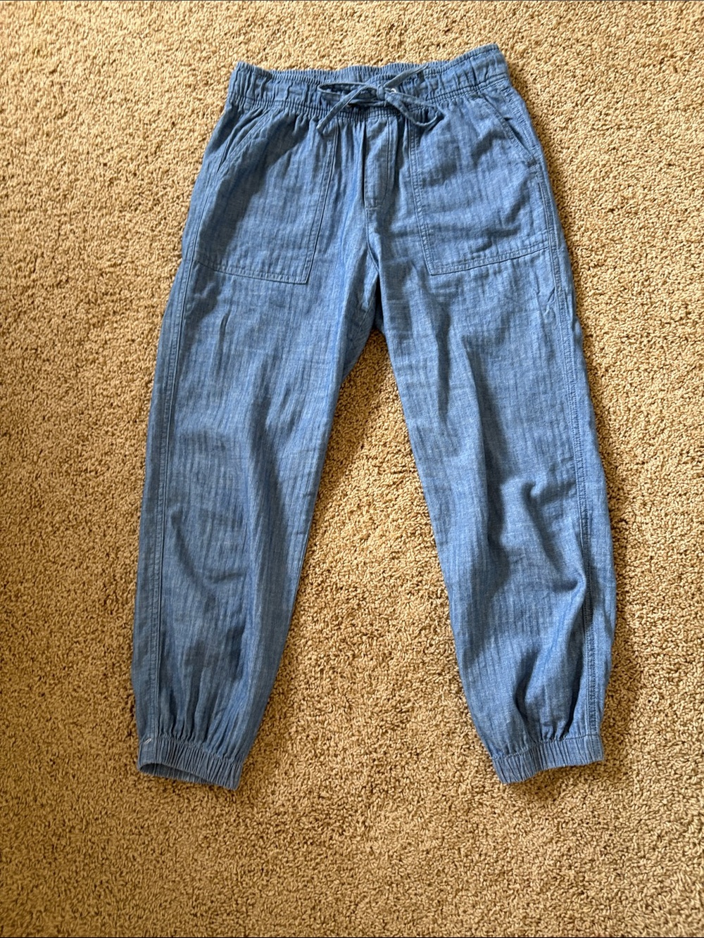 GAP Blue Drawstring Joggers Size S